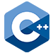 C++ programming language logo for computer programming course