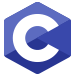C programming language logo for computer programming course
