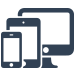 Website displayed on desktop, tablet, and mobile devices showing responsive design
