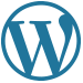WordPress content management system logo